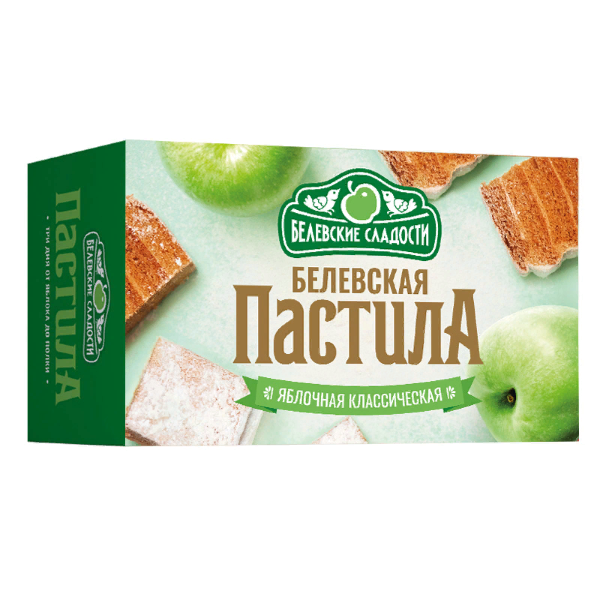 №2 Пастила  200г диетическая КЛАССИКА, НОВЫЙ ФОРМАТ (4 шт по 50гр)   в Кингисеппе